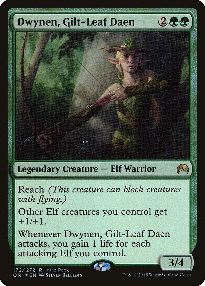 Image for Dwynen, Gilt-Leaf Daen (172) (Unique and Miscellaneous Promos) - Magic: The Gathering