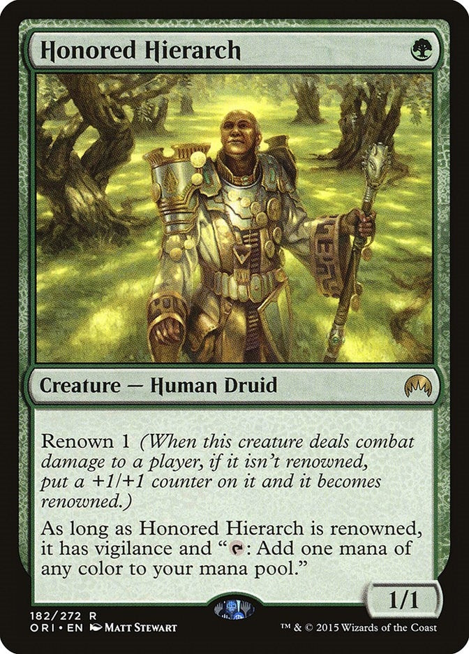 Image for Honored Hierarch (182) (Magic Origins) - Magic: The Gathering