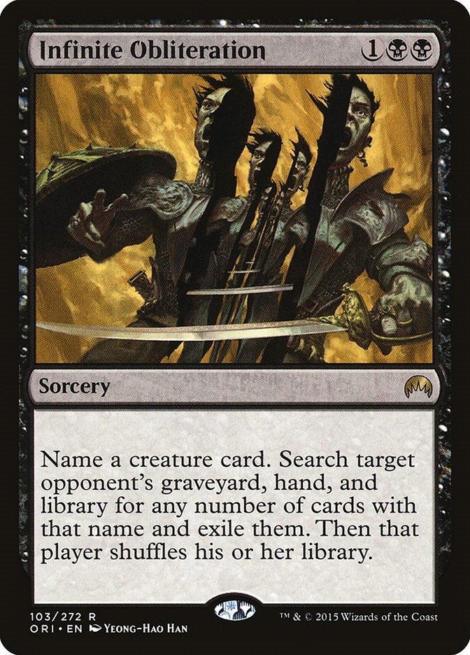 Image for Infinite Obliteration (103) (Magic Origins) - Magic: The Gathering