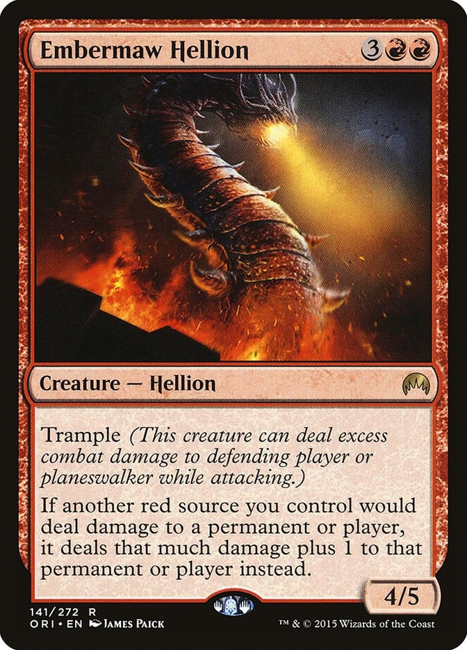 Image for Embermaw Hellion (141) (Magic Origins) - Magic: The Gathering