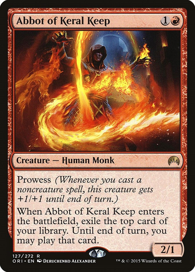 Image for Abbot of Keral Keep (127) (Magic Origins) - Magic: The Gathering