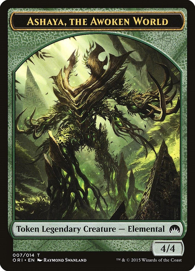 Image for Ashaya, the Awoken World Token (7) (Magic Origins) - Magic: The Gathering