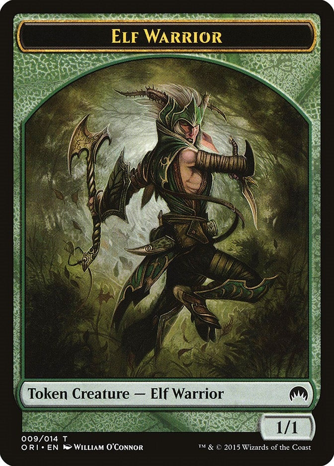 Image for Elf Warrior Token (9) (Magic Origins) - Magic: The Gathering