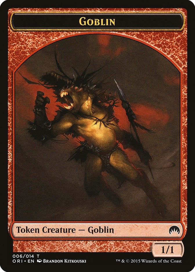Image for Goblin Token (6) (Magic Origins) - Magic: The Gathering