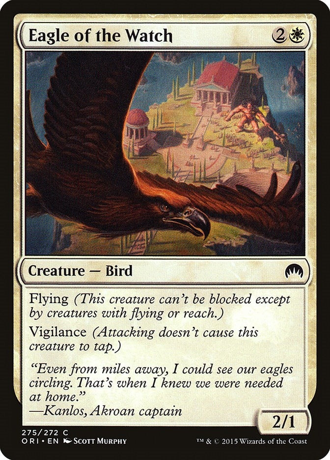 Image for Eagle of the Watch (275) (Magic Origins) - Magic: The Gathering