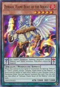Image for Zefraxa, Flame Beast of the Nekroz (CROS-ENAE1) (CROS-AE) - YuGiOh
