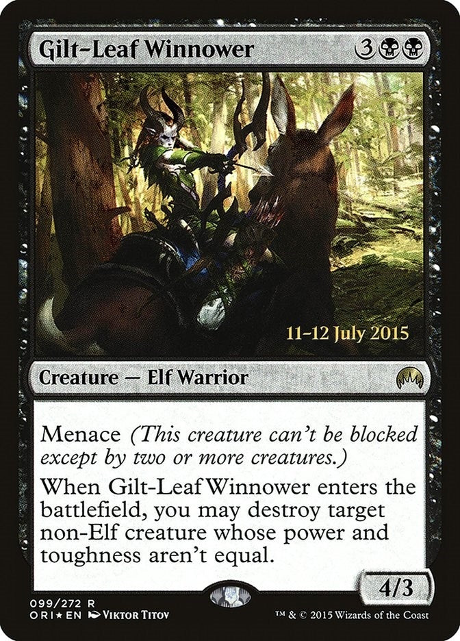 Image for Gilt-Leaf Winnower (99) (Prerelease Cards) - Magic: The Gathering