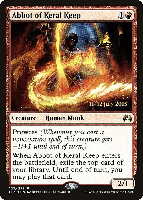 Image for Abbot of Keral Keep (127) (Prerelease Cards) - Magic: The Gathering