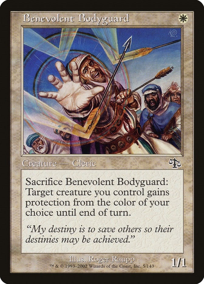Image for Benevolent Bodyguard (5) (Judgment) - Magic: The Gathering