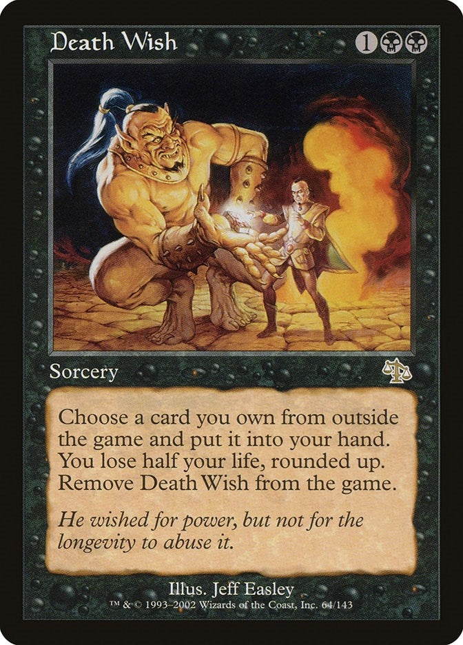 Image for Death Wish (64) (Judgment) - Magic: The Gathering