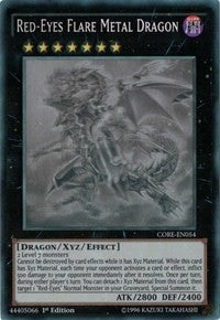 Red-Eyes Flare Metal Dragon (Ghost Rare) (CORE-EN054) (CORE)