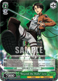 Image for "Beyond the Walls" Levi (RRR) (AOT/S35-E031R RRR) (Attack on Titan) - Weiss Schwarz