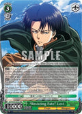 Image for "Resisting Fate" Levi (AOT/S35-E032 RR) (Attack on Titan) - Weiss Schwarz
