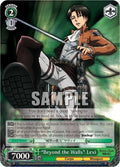Image for "Beyond the Walls" Levi (AOT/S35-E031 RR) (Attack on Titan) - Weiss Schwarz