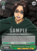 Image for "Frank Disposition" Hange (AOT/S35-E037 R) (Attack on Titan) - Weiss Schwarz