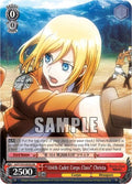 Image for "104th Cadet Corps Class" Christa (AOT/S35-E056 RR) (Attack on Titan) - Weiss Schwarz