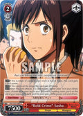 Image for "Bold Crime" Sasha (AOT/S35-E069 U) (Attack on Titan) - Weiss Schwarz