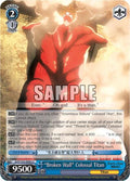 Image for "Broken Wall" Colossal Titan (AOT/S35-E093 U) (Attack on Titan) - Weiss Schwarz