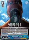 Image for "Predation" Titan (C) (AOT/S35-E094c C) (Attack on Titan) - Weiss Schwarz