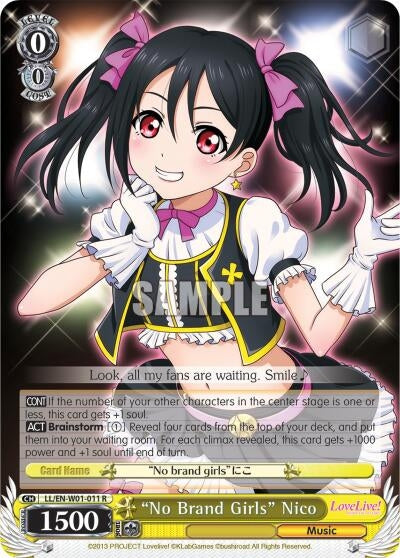 Image for "No Brand Girls" Nico (LL/EN-W01-011 R) (Love Live! DX) - Weiss Schwarz