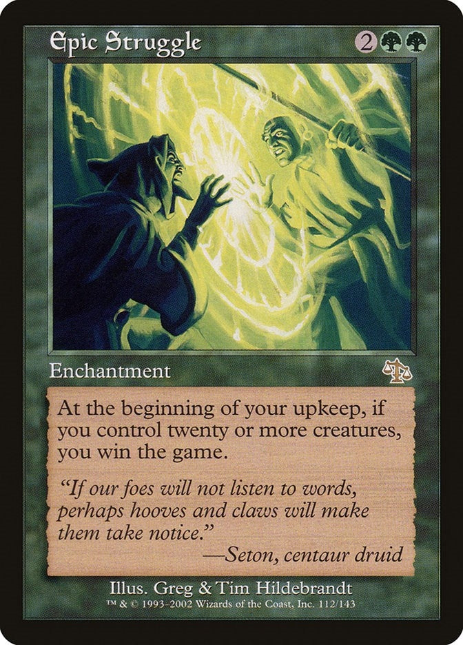 Image for Epic Struggle (112) (Judgment) - Magic: The Gathering