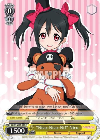 Image for "Nico-Nico-Ni!" Nico (LL/EN-W01-037 C) (Love Live! DX) - Weiss Schwarz