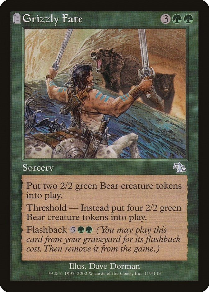 Image for Grizzly Fate (119) (Judgment) - Magic: The Gathering