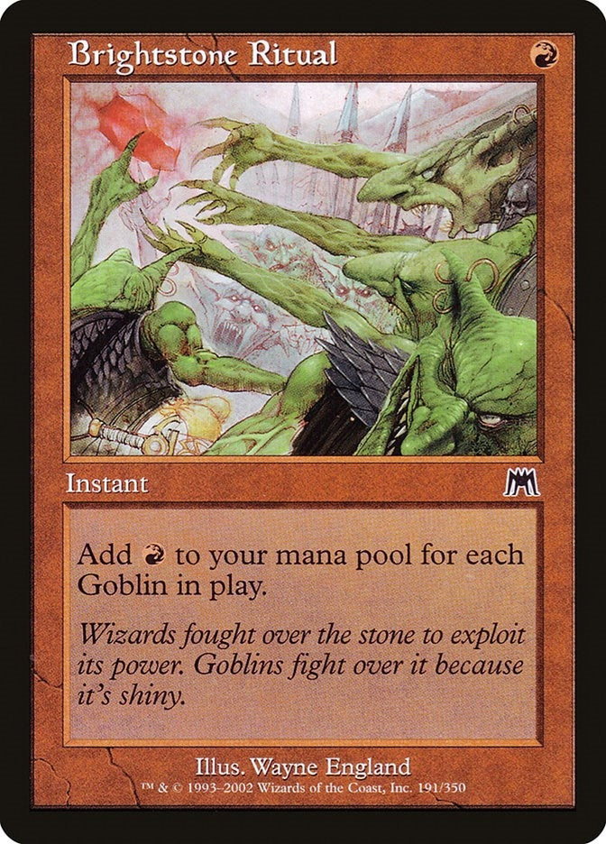 Image for Brightstone Ritual (191) (Onslaught) - Magic: The Gathering