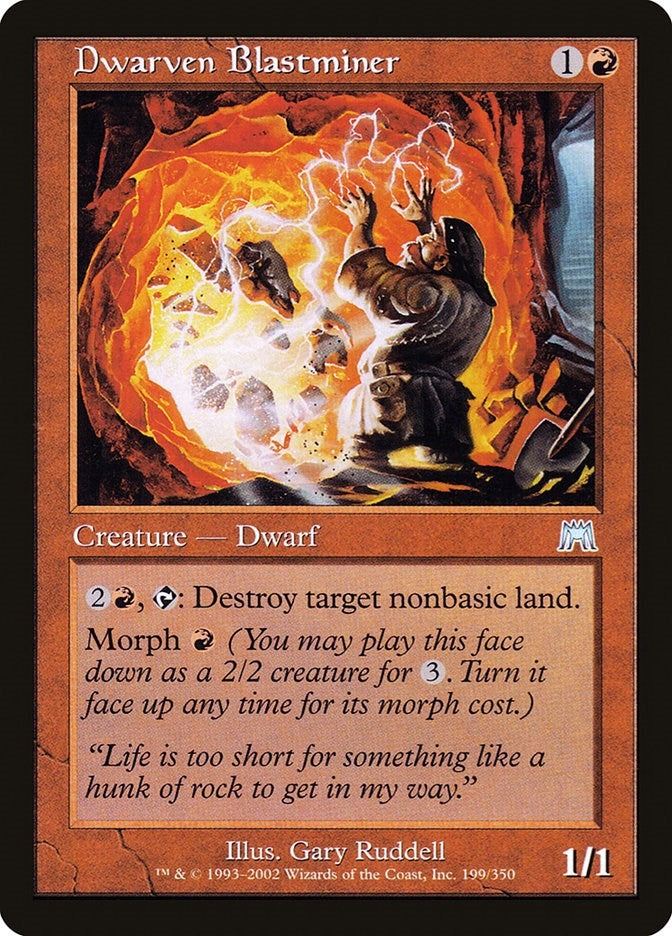 Image for Dwarven Blastminer (199) (Onslaught) - Magic: The Gathering