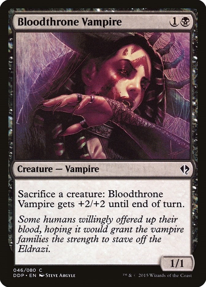 Image for Bloodthrone Vampire (46) (Zendikar vs. Eldrazi) - Magic: The Gathering