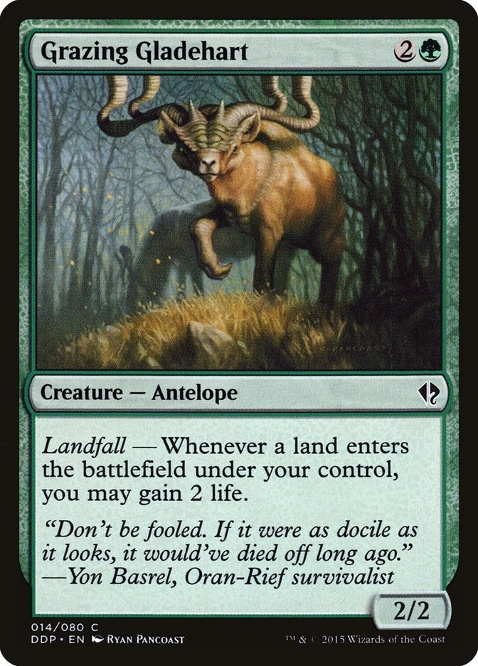 Image for Grazing Gladehart (14) (Zendikar vs. Eldrazi) - Magic: The Gathering