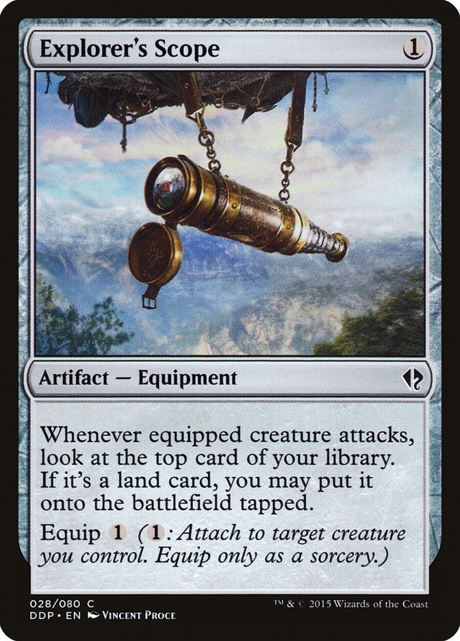 Image for Explorer's Scope (28) (Zendikar vs. Eldrazi) - Magic: The Gathering