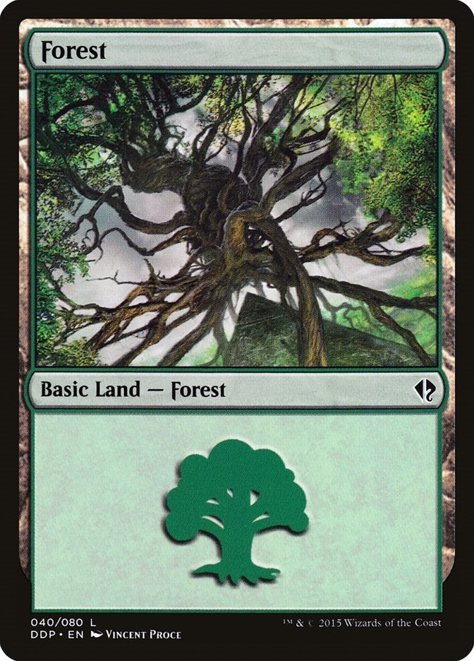 Image for Forest (040) (40) (Zendikar vs. Eldrazi) - Magic: The Gathering