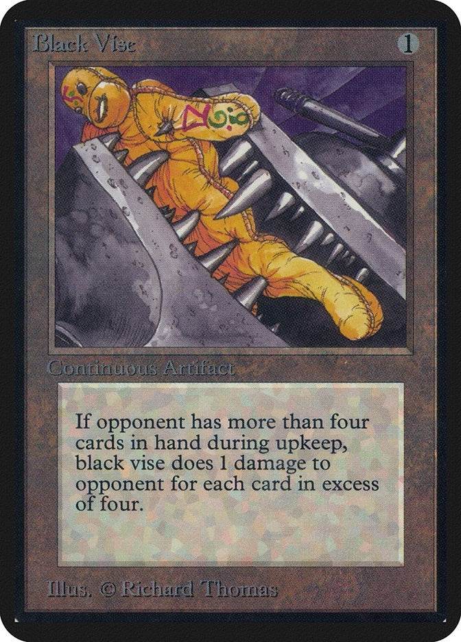 Image for Black Vise (Alpha Edition) - Magic: The Gathering