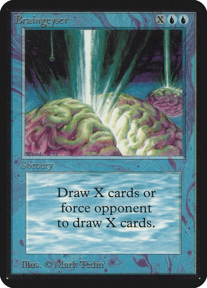 Image for Braingeyser (Alpha Edition) - Magic: The Gathering