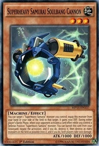 Image for Superheavy Samurai Soulbang Cannon (MP15-EN137) (MP15) - YuGiOh