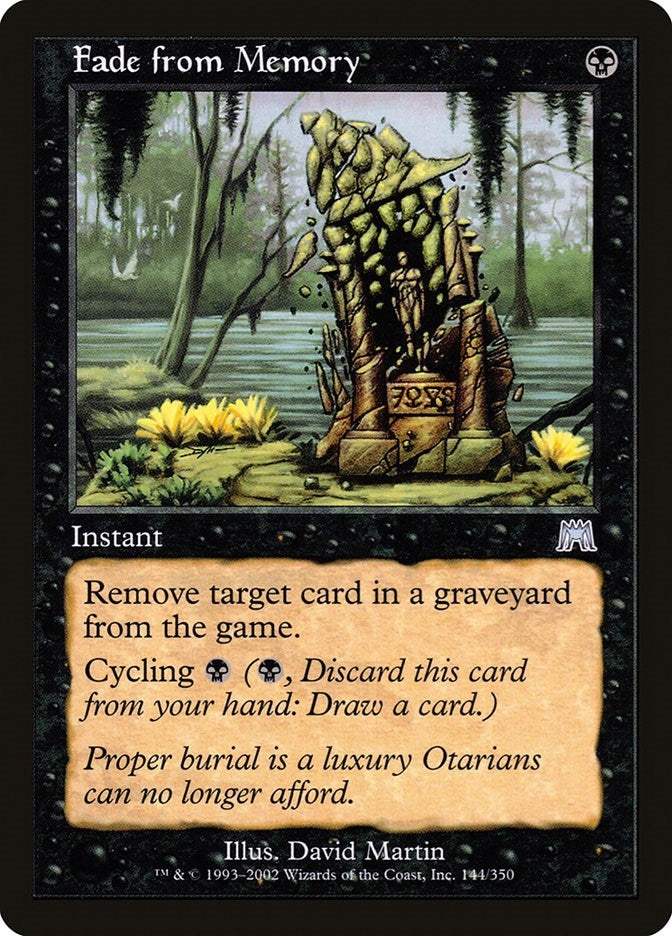 Image for Fade from Memory (144) (Onslaught) - Magic: The Gathering