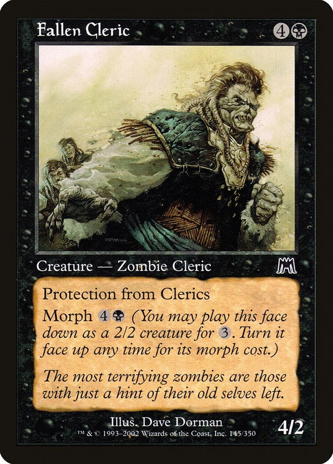Image for Fallen Cleric (145) (Onslaught) - Magic: The Gathering