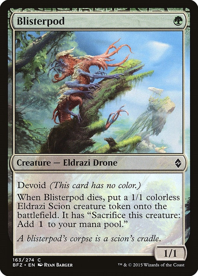 Image for Blisterpod (163) (Battle for Zendikar) - Magic: The Gathering