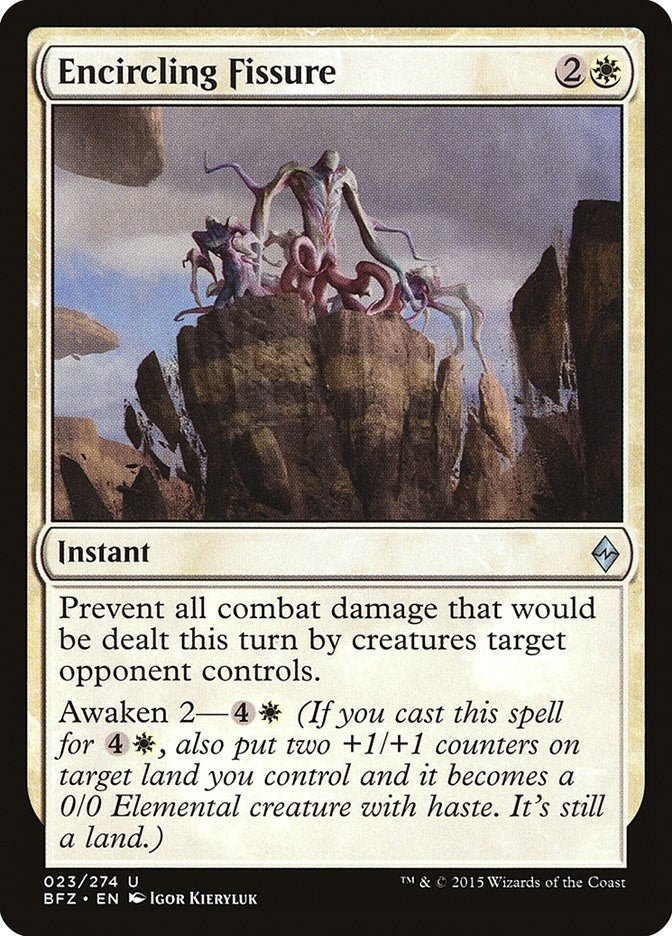 Image for Encircling Fissure (23) (Battle for Zendikar) - Magic: The Gathering