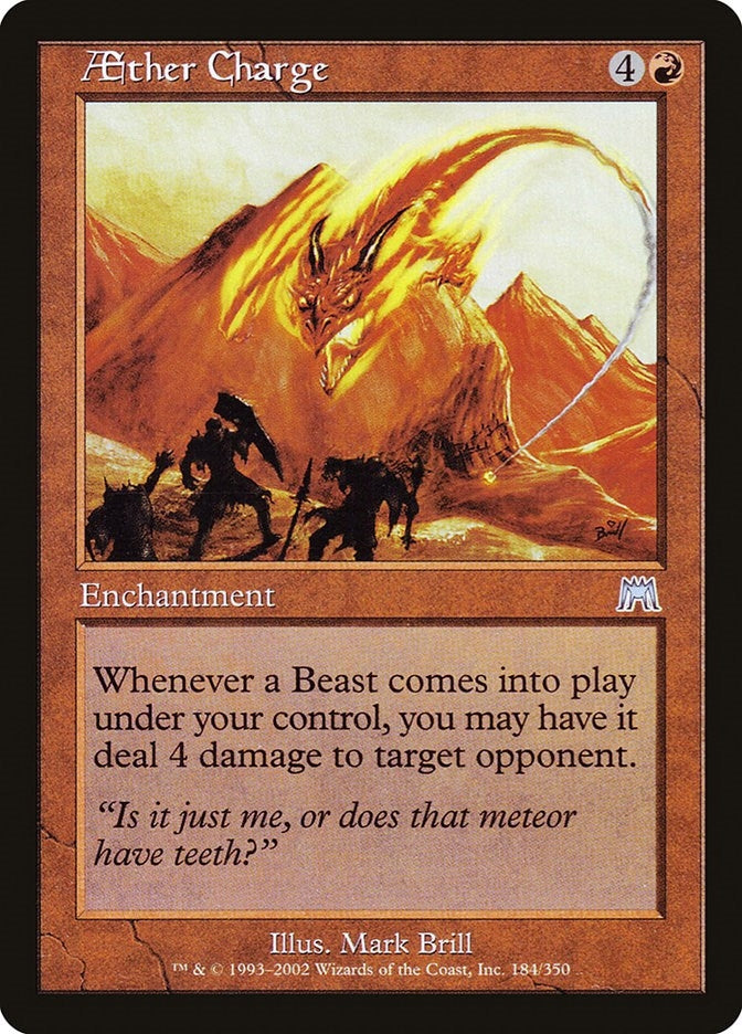 Image for Aether Charge (184) (Onslaught) - Magic: The Gathering