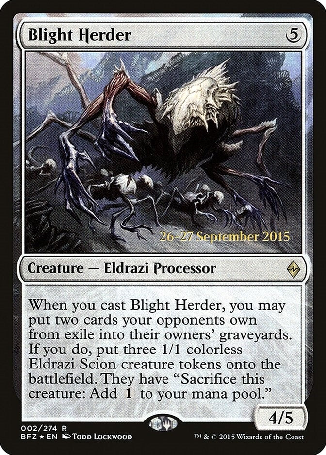 Image for Blight Herder (2) (Prerelease Cards) - Magic: The Gathering