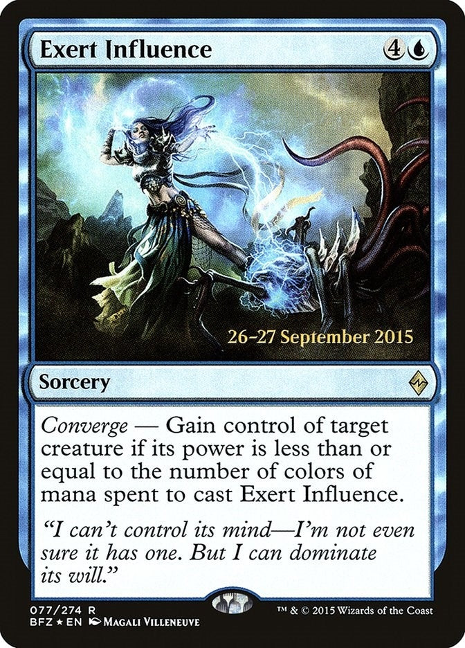 Image for Exert Influence (77) (Prerelease Cards) - Magic: The Gathering