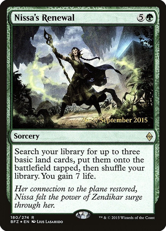 Nissa's Renewal (180) (Prerelease Cards)