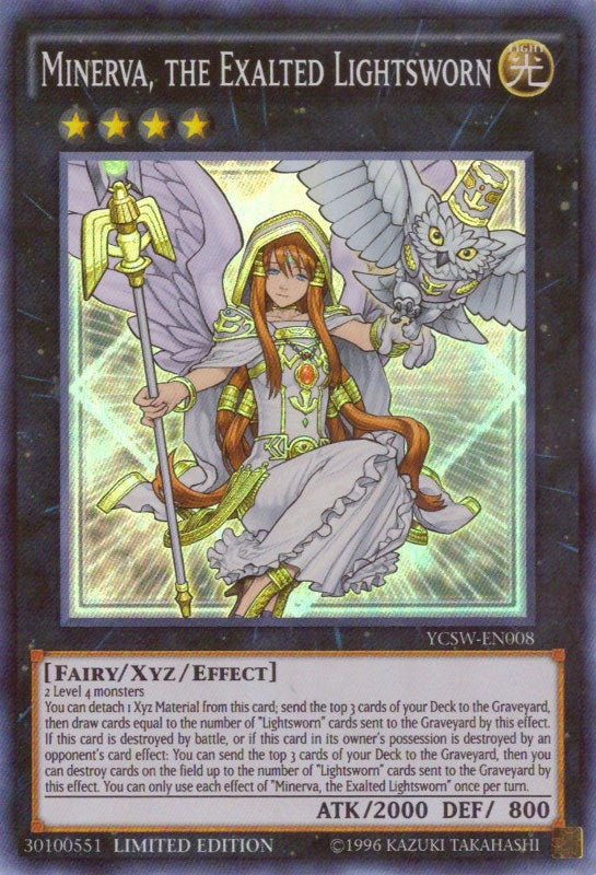 Image for Minerva, the Exalted Lightsworn (Super Rare) (YCSW-EN008) (YCSW) - YuGiOh