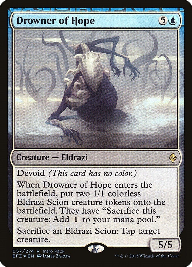 Image for Drowner of Hope (57) (Unique and Miscellaneous Promos) - Magic: The Gathering
