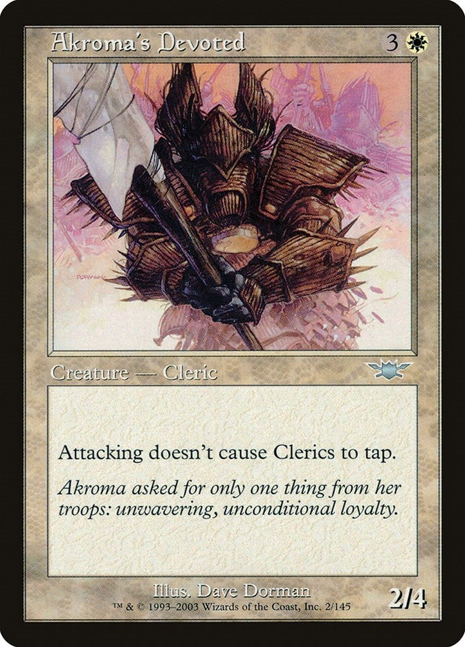 Image for Akroma's Devoted (2) (Legions) - Magic: The Gathering