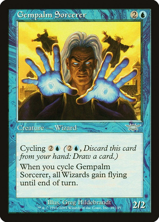 Image for Gempalm Sorcerer (39) (Legions) - Magic: The Gathering