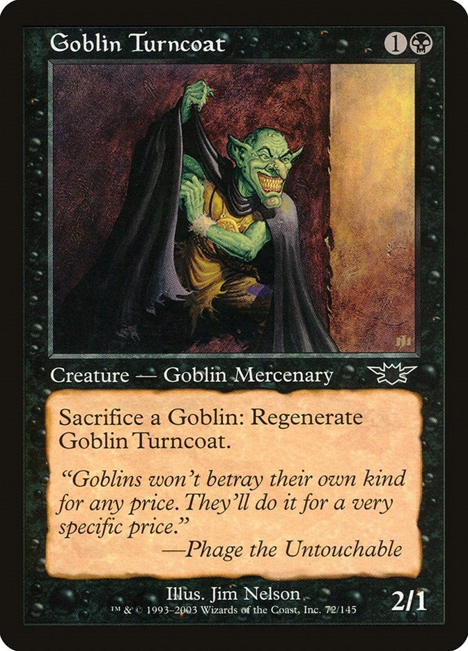 Image for Goblin Turncoat (72) (Legions) - Magic: The Gathering
