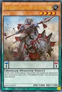 Image for Samurai Cavalry of Reptier (ENSP1) (DOCS-ENSP1) (DOCS) - YuGiOh